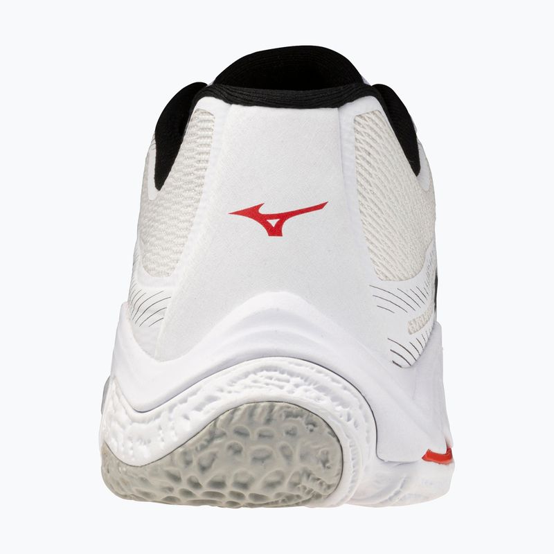 Кросівки волейбольні Mizuno Wave Lightning Elite white/black/fiery red 3
