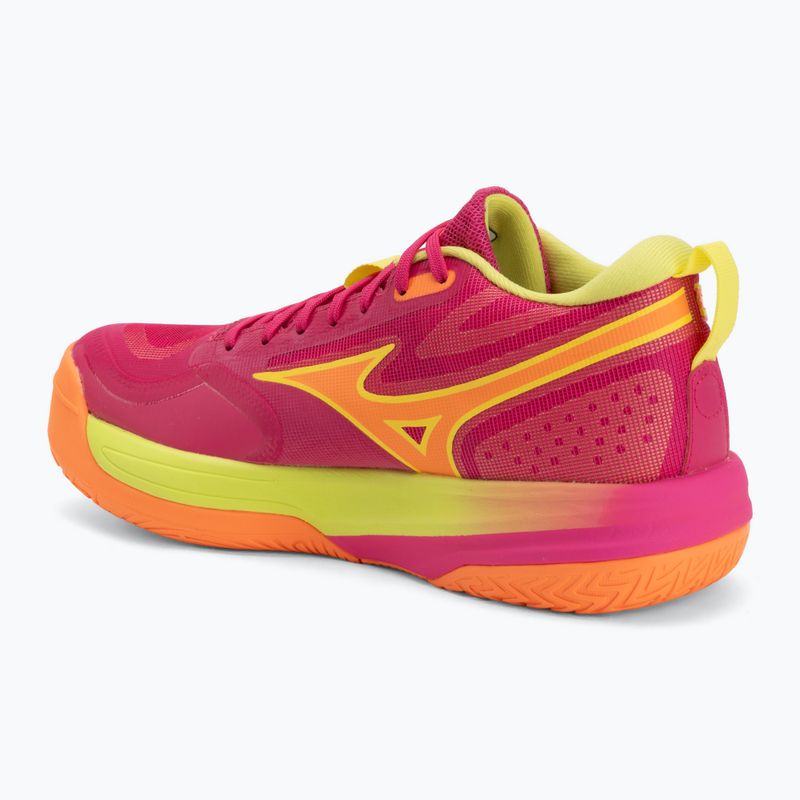 Кросівки волейбольні Mizuno Neo Jump pink tetra/fortune yellow/light 3