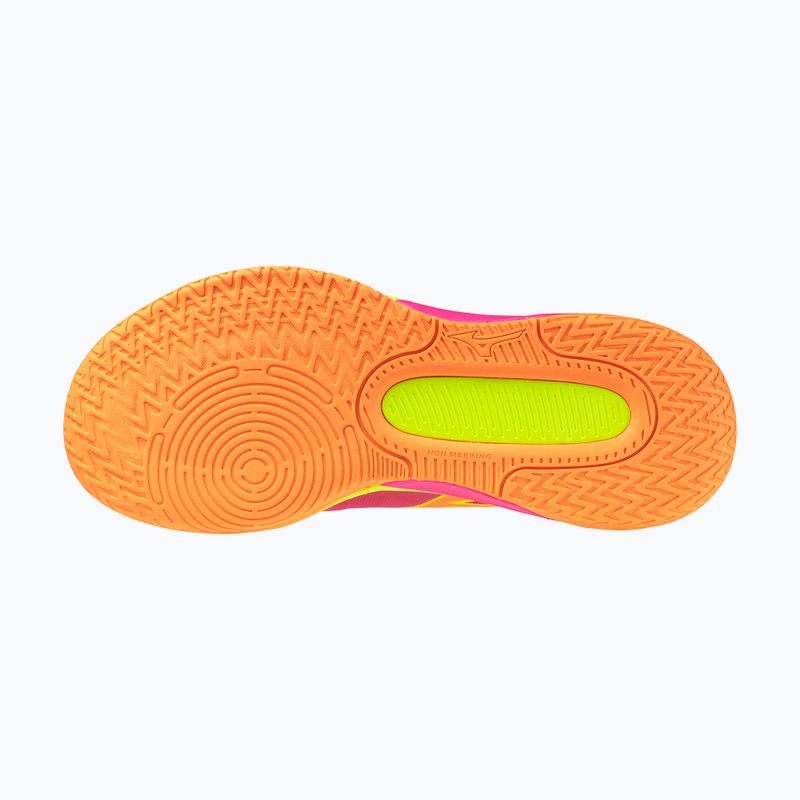 Кросівки волейбольні Mizuno Neo Jump pink tetra/fortune yellow/light 3