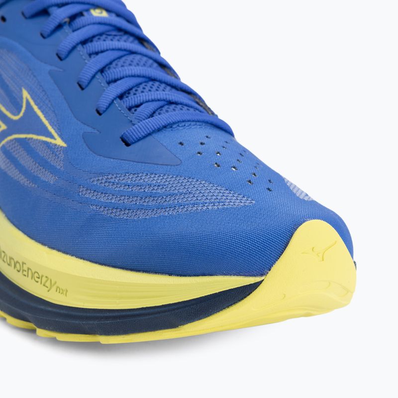 Кросівки для бігу чоловічі Mizuno Wave Skyrise 7 dazzling blue/fortune yellow/estate blue 7