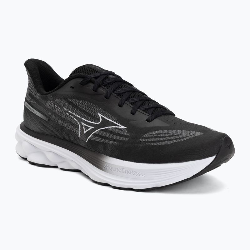 Кросівки для бігу чоловічі Mizuno Wave Skyrise 7 black/white/iron gate