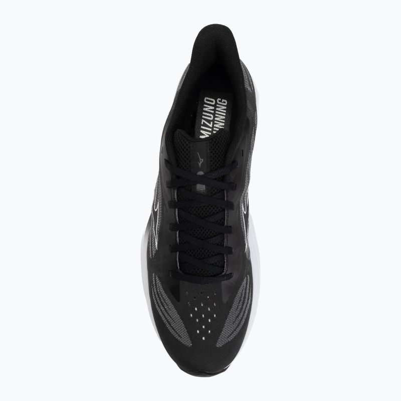 Кросівки для бігу чоловічі Mizuno Wave Skyrise 7 black/white/iron gate 5