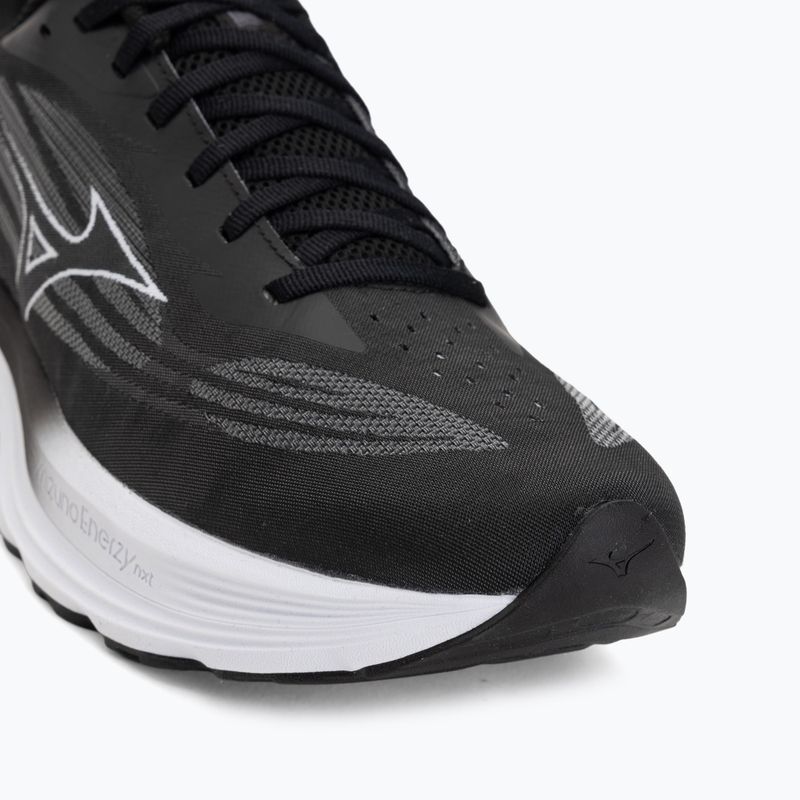 Кросівки для бігу чоловічі Mizuno Wave Skyrise 7 black/white/iron gate 7