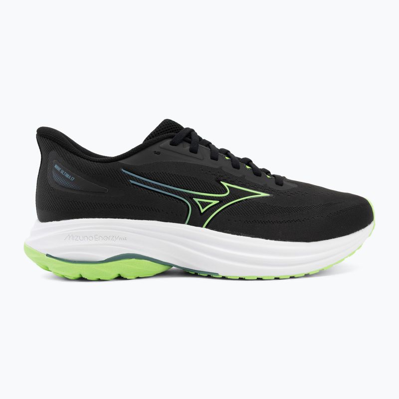 Кросівки для бігу чоловічі Mizuno Wave Ultima 17 black sand/glowing apple/north atlantic 2