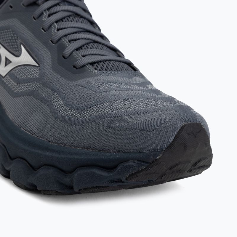 Кросівки для бігу чоловічі Mizuno Wave Horizon 9 india ink/galaxy silver/black 7