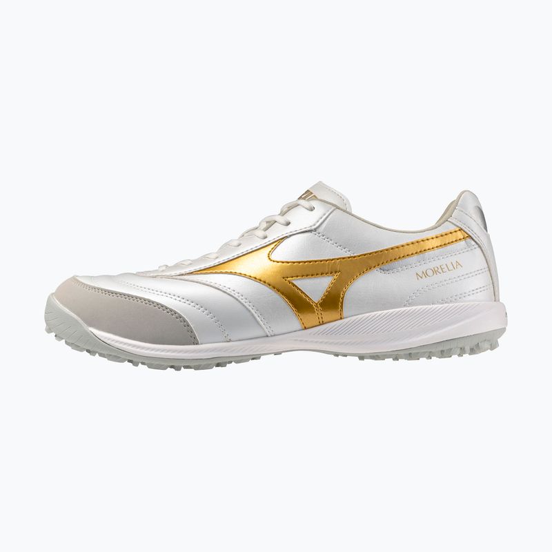 Кросівки футбольні Mizuno Morelia Sala Pro TF white/football gold/galaxy silver 2