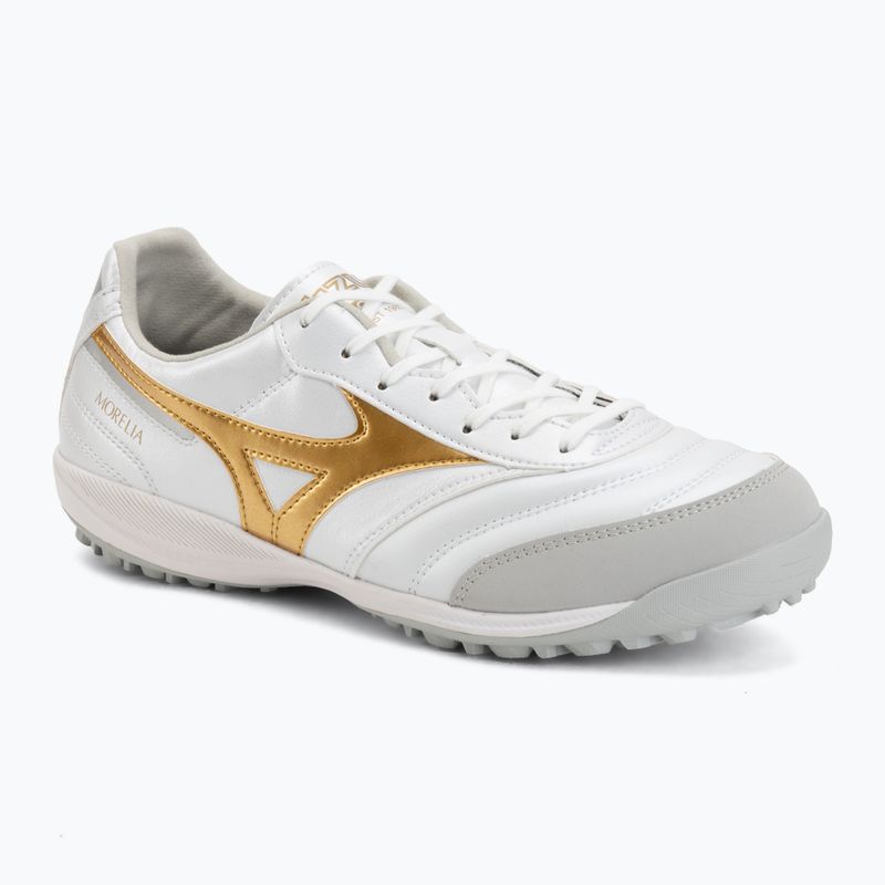 Кросівки футбольні Mizuno Morelia Sala Pro TF white/football gold/galaxy silver