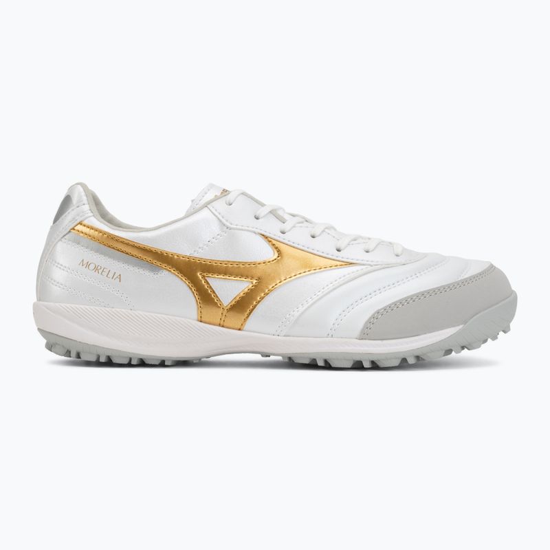 Кросівки футбольні Mizuno Morelia Sala Pro TF white/football gold/galaxy silver 2