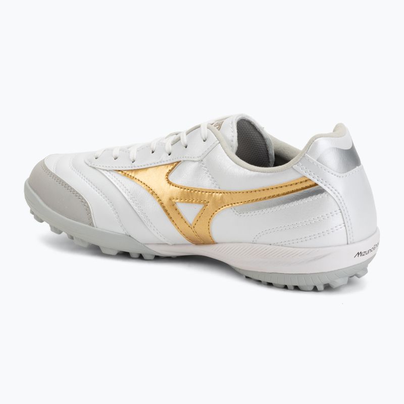 Кросівки футбольні Mizuno Morelia Sala Pro TF white/football gold/galaxy silver 3