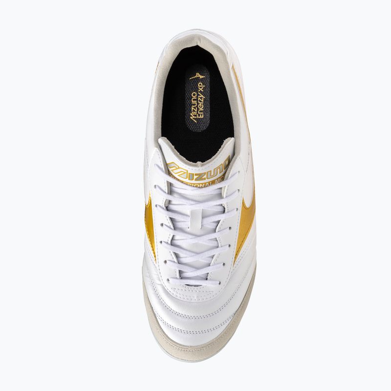 Кросівки футбольні Mizuno Morelia Sala Elite TF white/football gold/galaxy silver 4