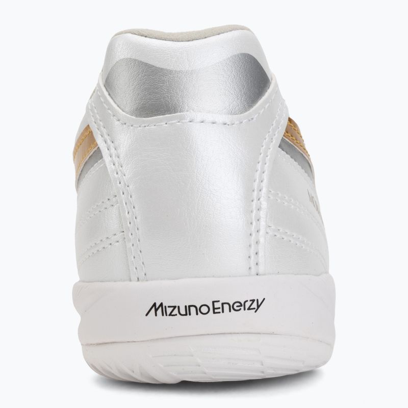 Кросівки футбольні Mizuno Morelia Sala Pro IN white/football gold/galaxy sil 6