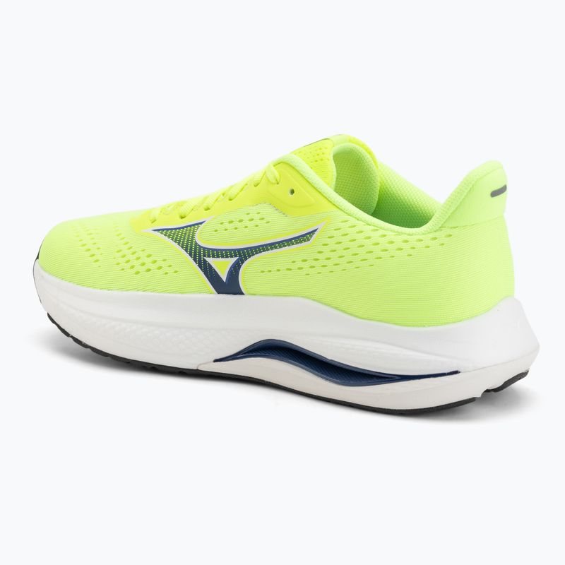 Кросівки для бігу чоловічі Mizuno Wave Inspire 22 lightning yellow/dazzling blue 3