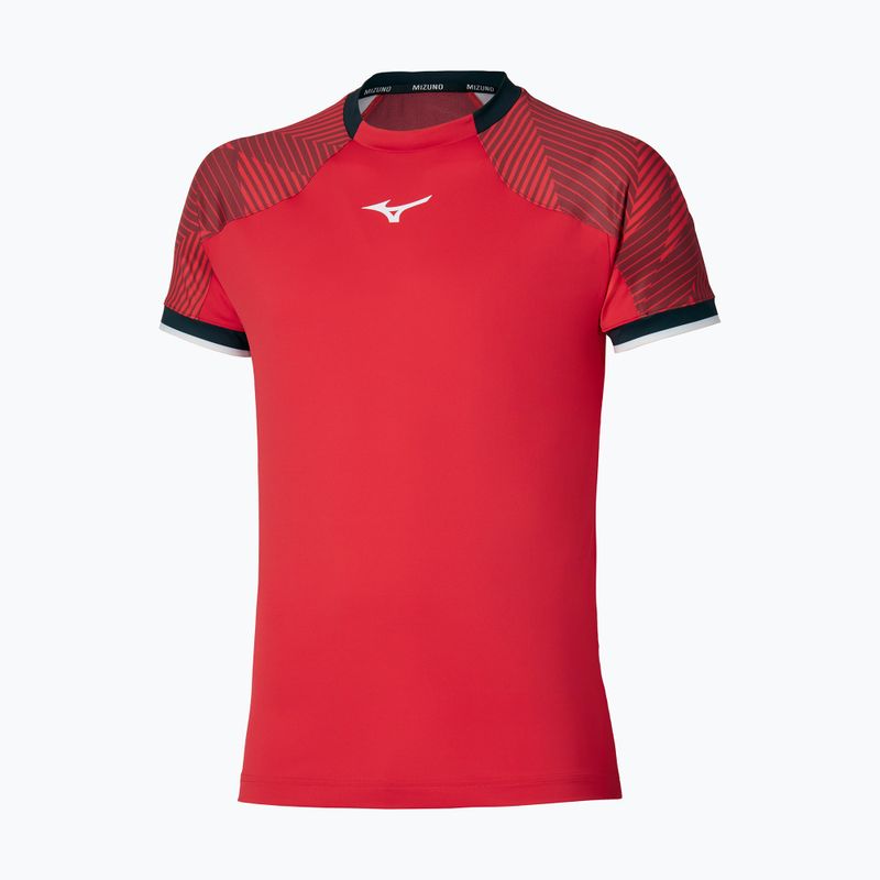 Футболка чоловіча Mizuno Stargazer Shadow Tee fiery red 3