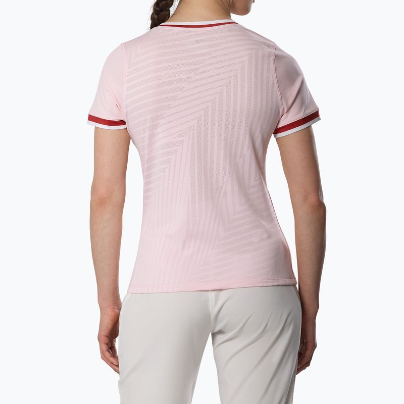 Футболка тенісна жіноча Mizuno Stargazer Tee pinkesque 2