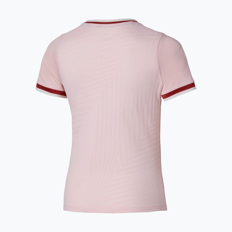 Футболка тенісна жіноча Mizuno Stargazer Tee pinkesque 4