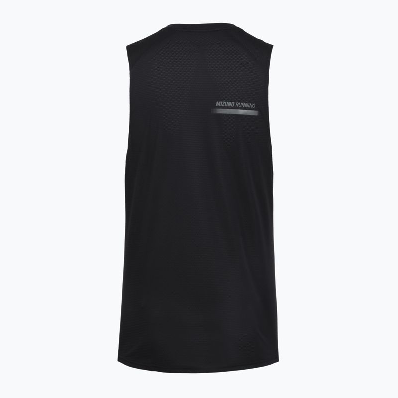 Футболка для бігу чоловіча Mizuno Active DryAeroFlow Tank Top black 2