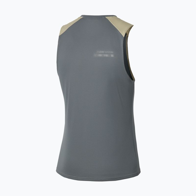 Футболка для бігу чоловіча Mizuno Active DryAeroFlow Tank Top elm 2