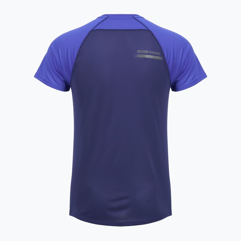 Футболка для бігу чоловіча Mizuno Active DryAeroFlow Tee dazzling blue 2