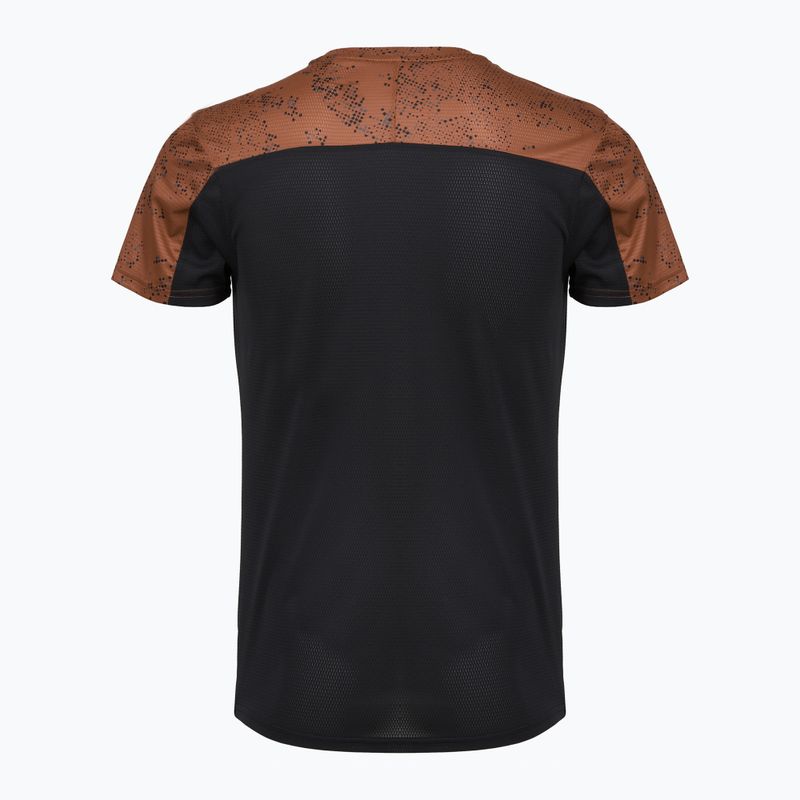 Футболка для бігу чоловіча Mizuno Active DryAeroFlow Graphic copper brown 2