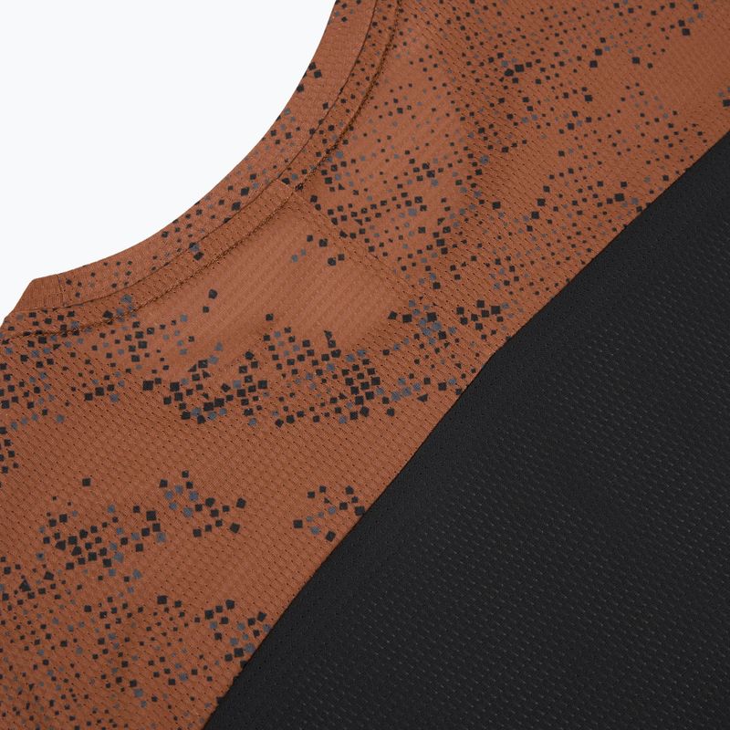 Футболка для бігу чоловіча Mizuno Active DryAeroFlow Graphic copper brown 4