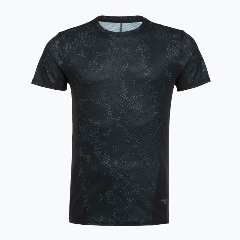 Футболка для бігу чоловіча Mizuno Active DryAeroFlow Graphic black/gray