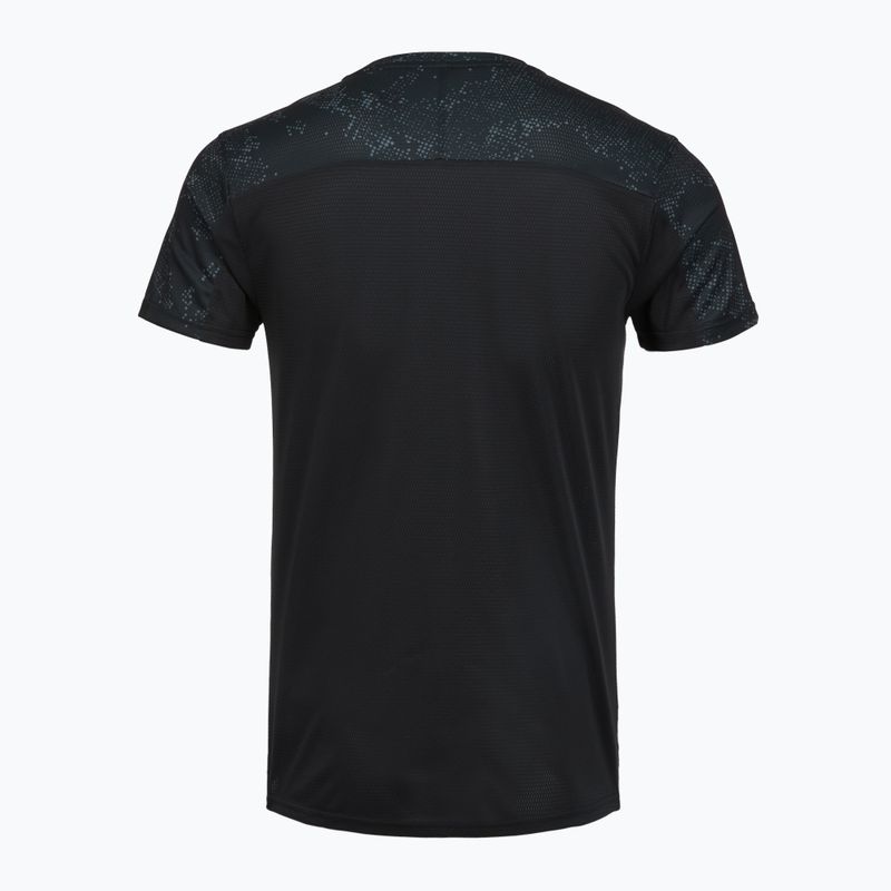 Футболка для бігу чоловіча Mizuno Active DryAeroFlow Graphic black/gray 2