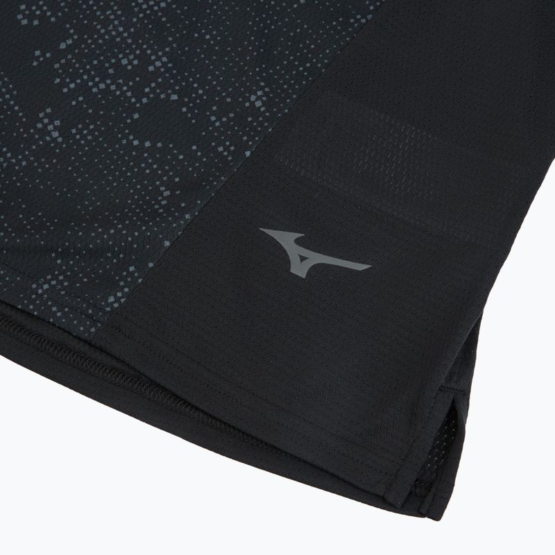 Футболка для бігу чоловіча Mizuno Active DryAeroFlow Graphic black/gray 3