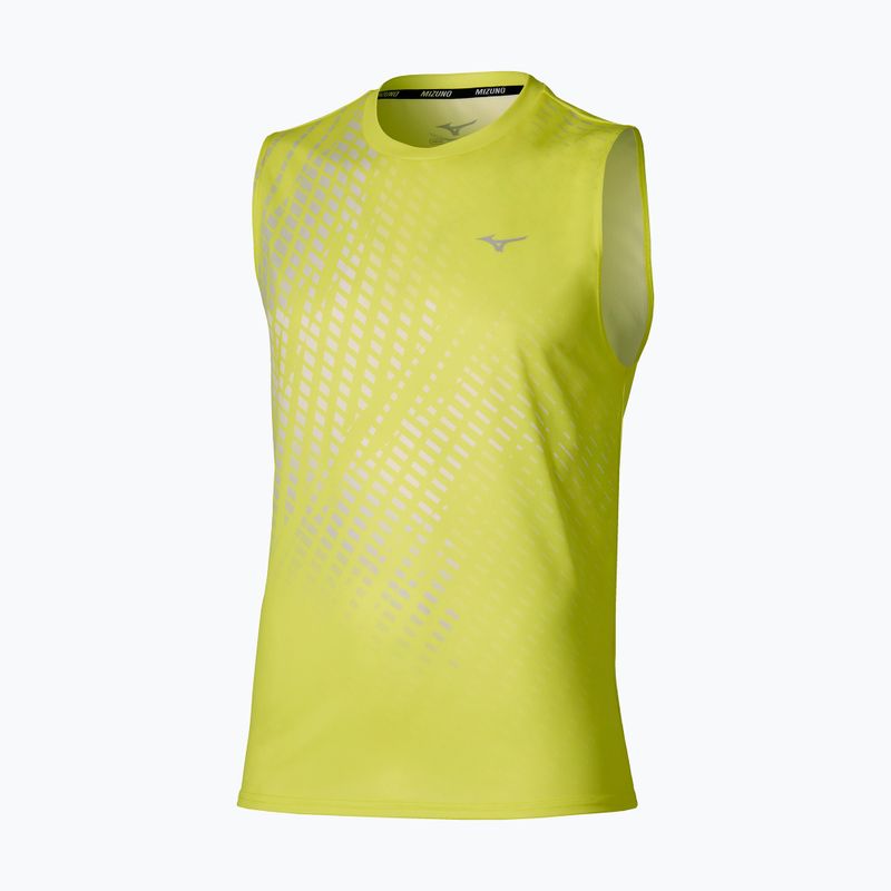 Футболка для бігу чоловіча Mizuno Core Graphic Sleeveless lightning yellow 2