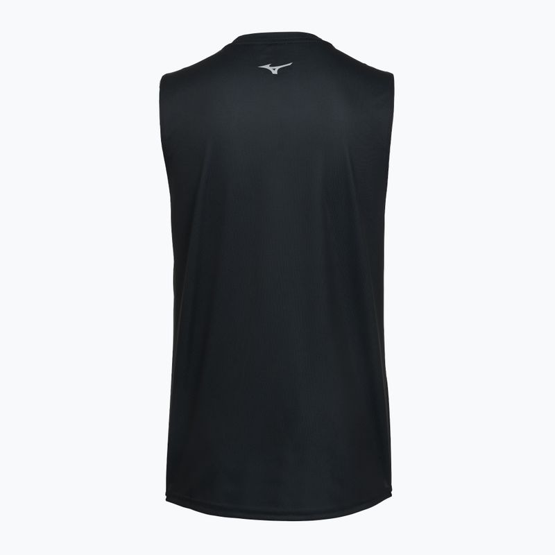 Футболка для бігу чоловіча Mizuno Core Graphic Sleeveless black/gray 2