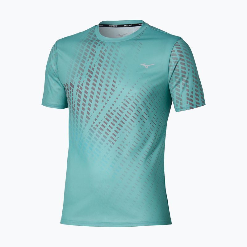 Футболка для бігу чоловіча Mizuno Core Graphic Tee aquifer 2