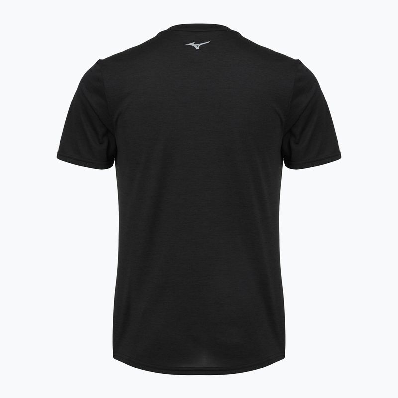 Футболка для бігу чоловіча Mizuno Core Run Short Sleeve Tee black 2