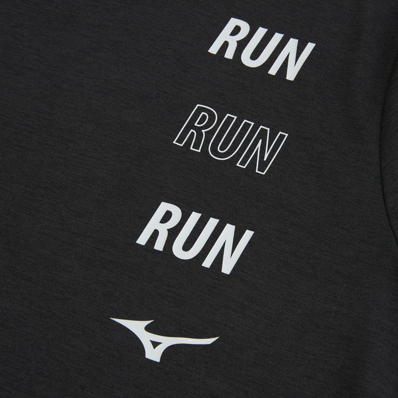 Футболка для бігу чоловіча Mizuno Core Run Short Sleeve Tee black 3