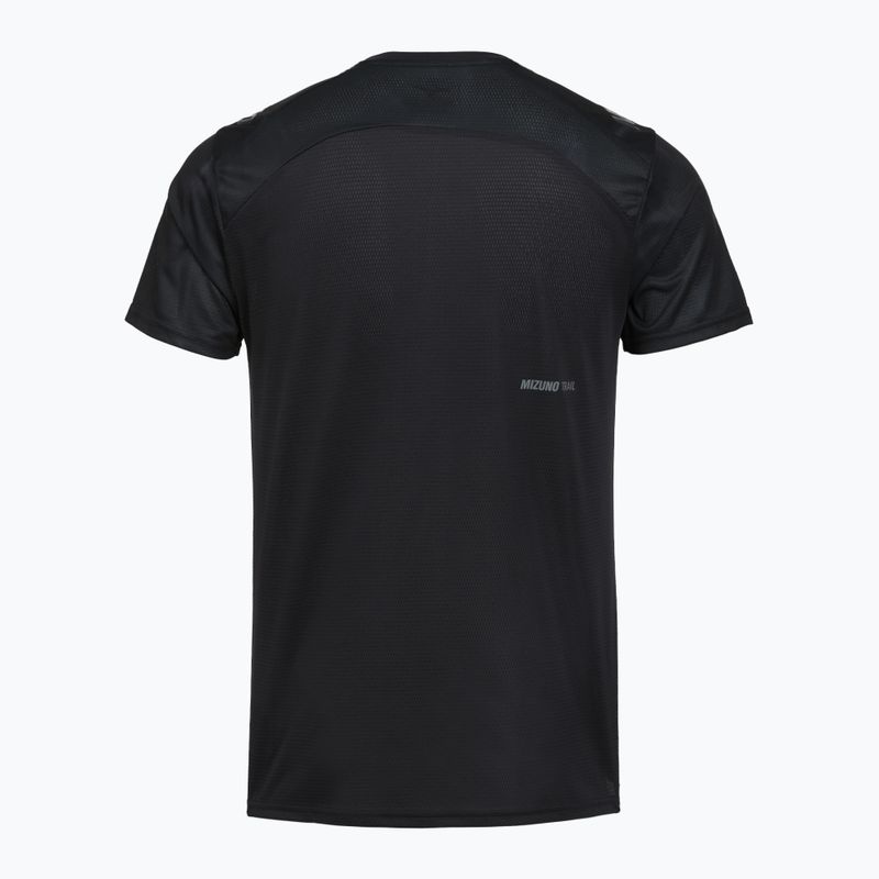 Футболка для бігу чоловіча Mizuno Trail Graphic Tee black 2