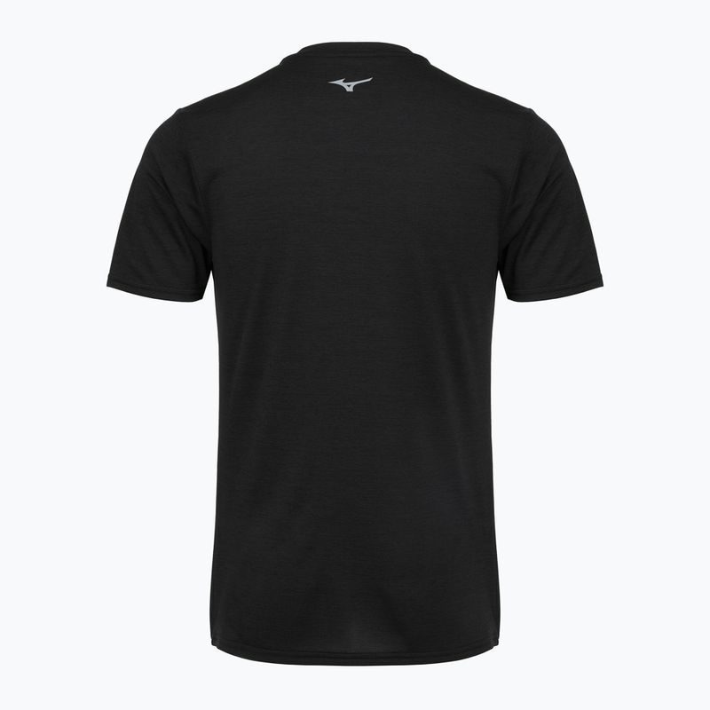 Футболка для бігу чоловіча Mizuno Core Runbird Tee black 2