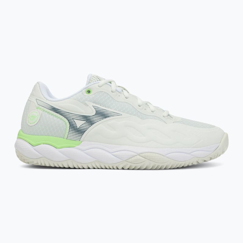 Кросівки для паделю жіночі Mizuno Wave Enforce Court Padel phantom green/white/glowing ap 2