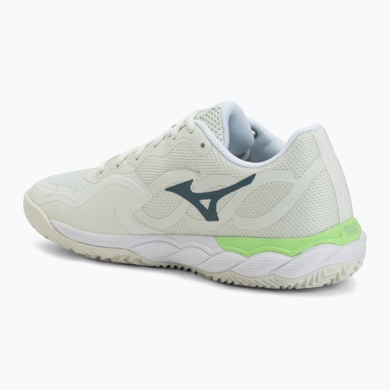 Кросівки для паделю жіночі Mizuno Wave Enforce Court Padel phantom green/white/glowing ap 3