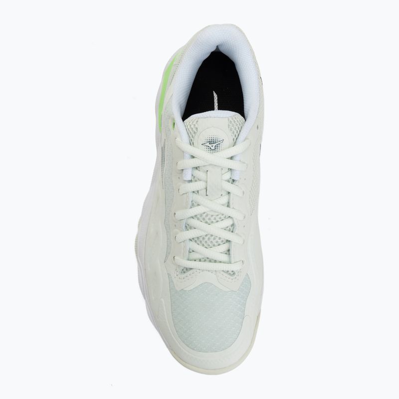 Кросівки для паделю жіночі Mizuno Wave Enforce Court Padel phantom green/white/glowing ap 5