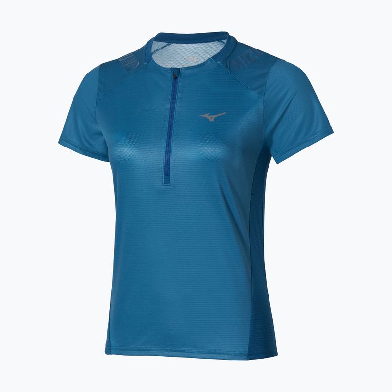 Футболка для бігу жіноча Mizuno Trail Graphic Tee sailor blue 2