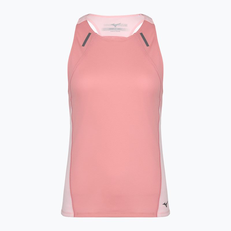 Футболка для бігу жіноча Mizuno Active DryAeroFlow Tank Top rose elegance