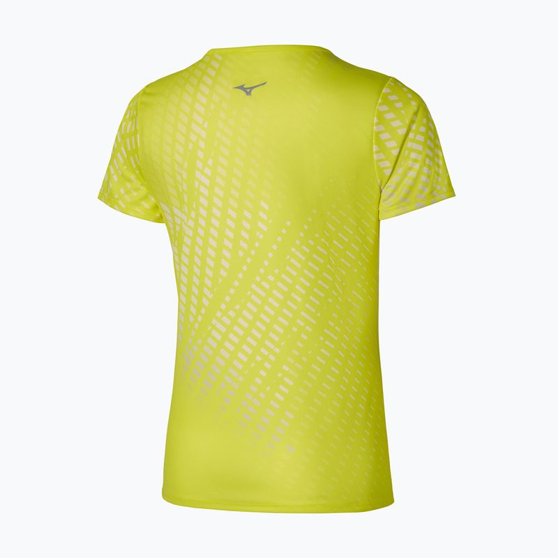 Футболка для бігу жіноча Mizuno Core Graphic Tee lightning yellow 3