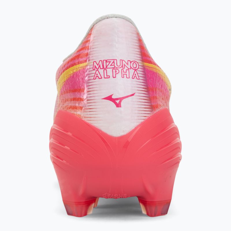 Кросівки футбольні Mizuno Alpha III Japan FG white/fuchsia purple 6
