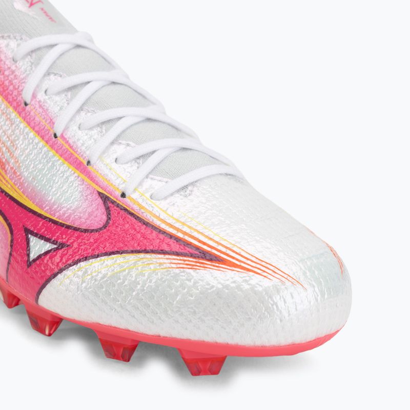 Кросівки футбольні Mizuno Alpha III Japan FG white/fuchsia purple 7
