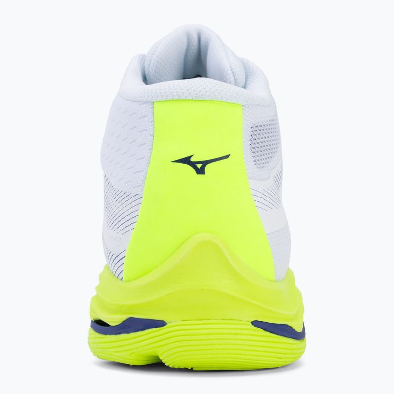 Кросівки волейбольні Mizuno Wave Lightning Pro Mid white/lighting yellow/dazzling blue 6