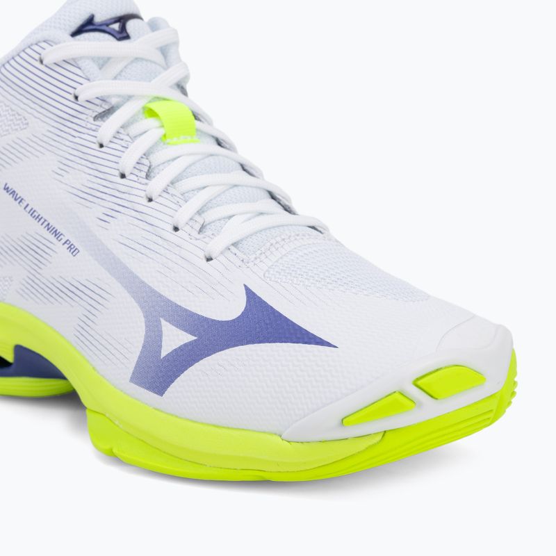 Кросівки волейбольні Mizuno Wave Lightning Pro Mid white/lighting yellow/dazzling blue 7