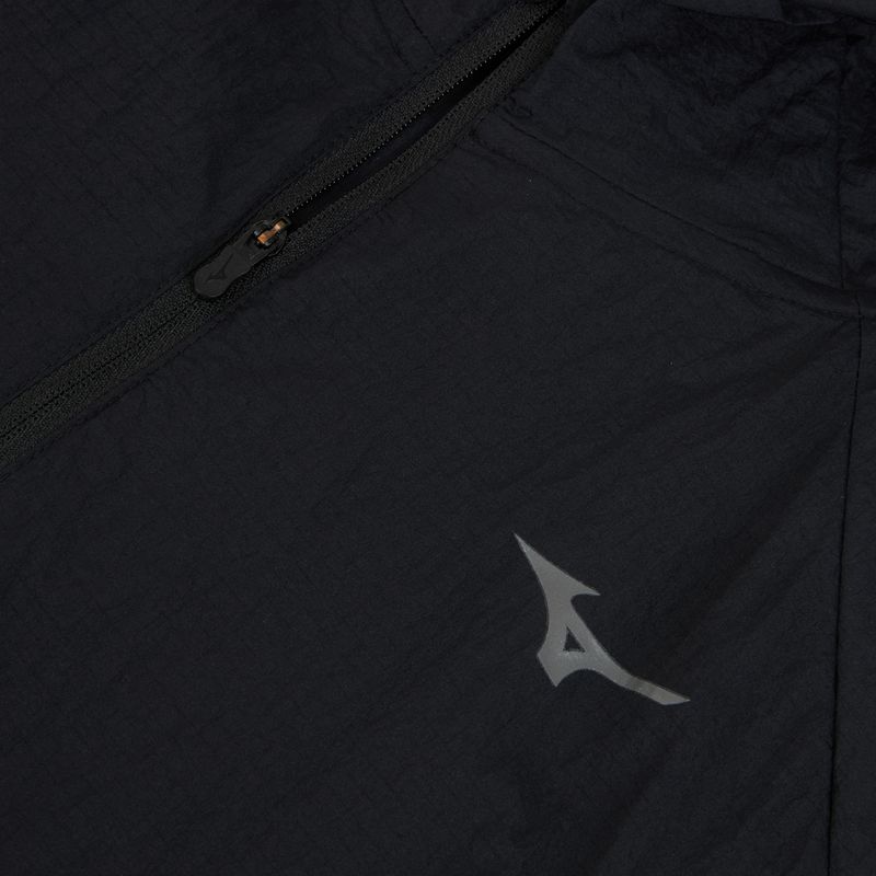 Куртка для бігу чоловіча Mizuno Tech Light Hooded black 3