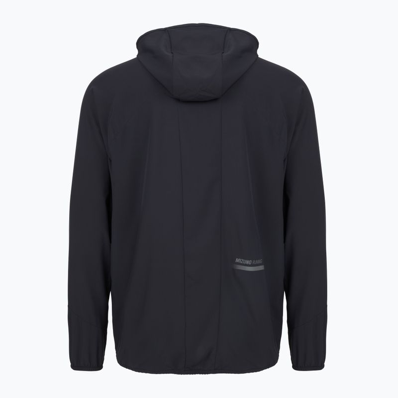 Куртка для бігу чоловіча Mizuno Active Alpha Hooded black 3