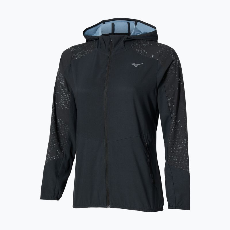 Куртка для бігу жіноча Mizuno Active Alpha Hooded black 2