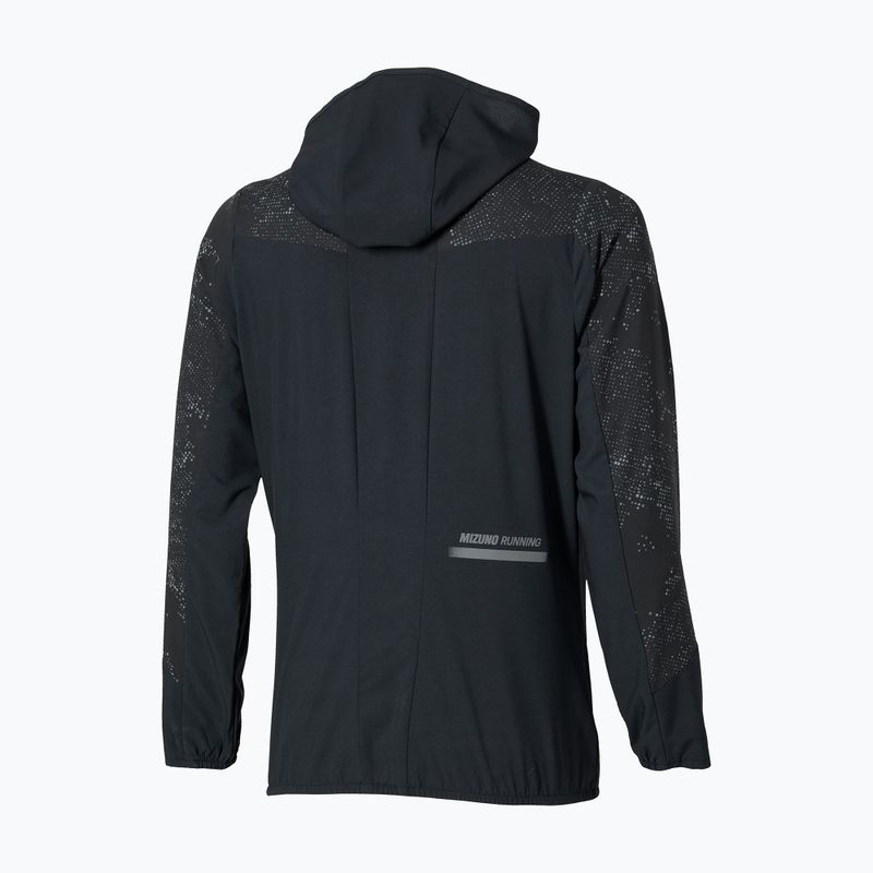 Куртка для бігу жіноча Mizuno Active Alpha Hooded black 3