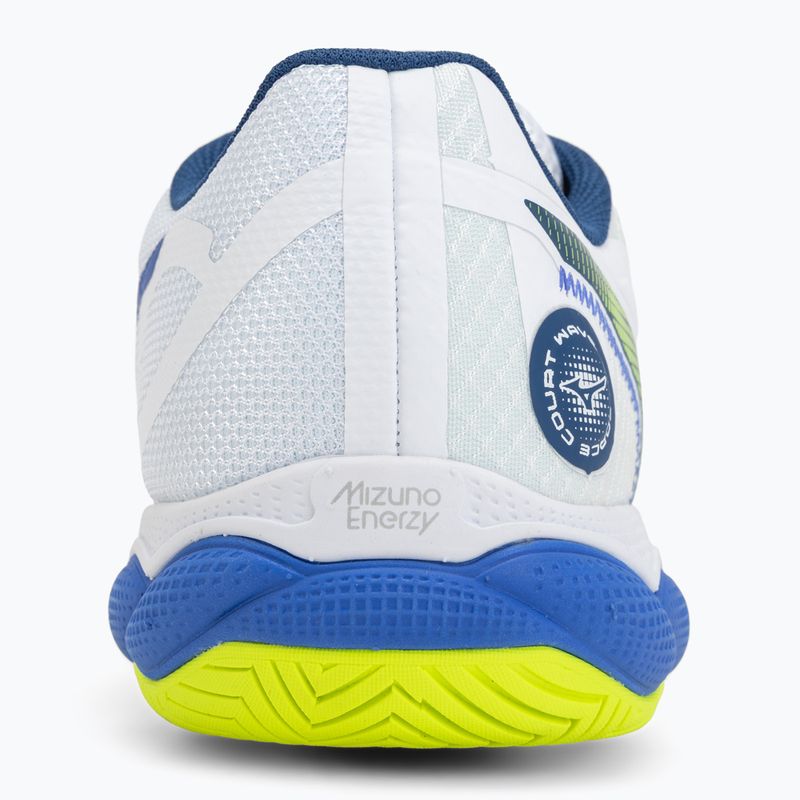 Кросівки тенісні чоловічі Mizuno Wave Enforce Court AC white/dazzling blue/ lightning 6