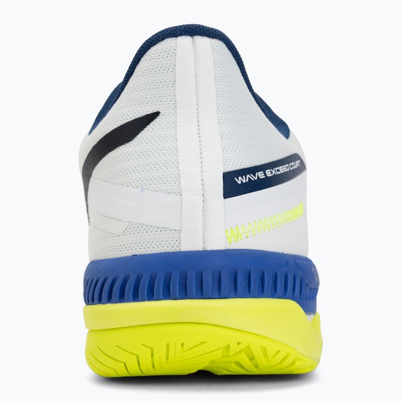 Кросівки тенісні Mizuno Wave Exceed Court AC white/dazzling blue/lightning 6